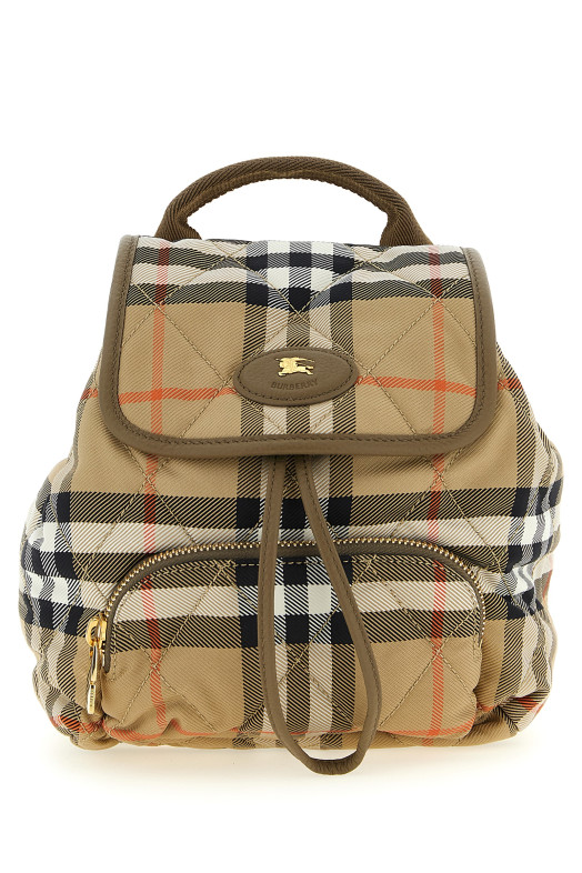 'Horseshoe' mini backpack Beige