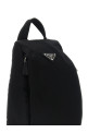Re-Nylon one-shoulder backpack Black