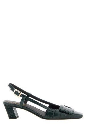 'Belle Vivier' slingback Green