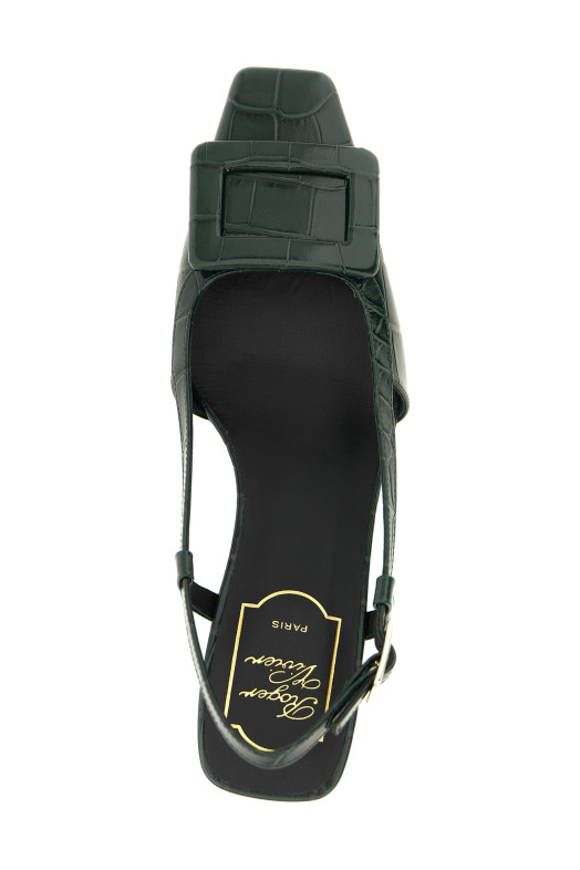 'Belle Vivier' slingback Green