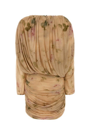 Printed jersey dress Beige MAGDA BUTRYM (202926)