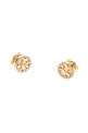 Серьги «Icon» из золотого металла TORY BURCH (53422)
