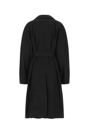 Midnight blue cotton overcoat BALENCIAGA (698285TKP06)