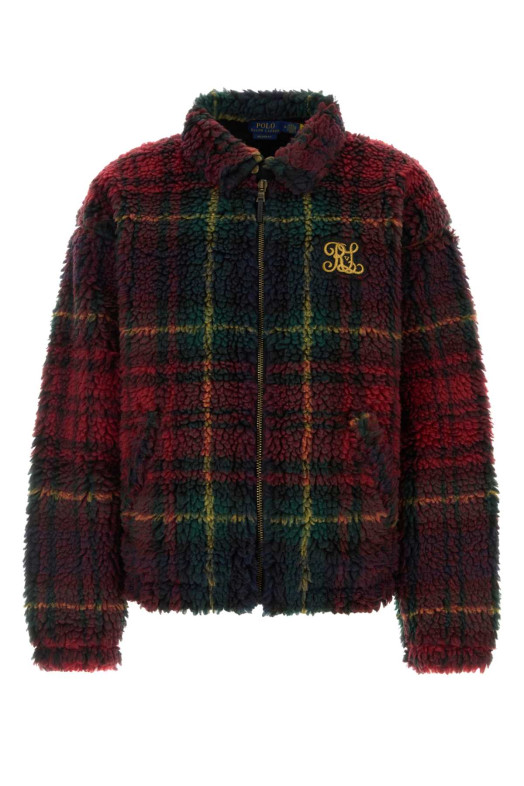 Printed teddy fabric jacket POLO RALPH LAUREN (710B28601)