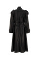 Black leather Lemlair coat Black BURBERRY (8131359)