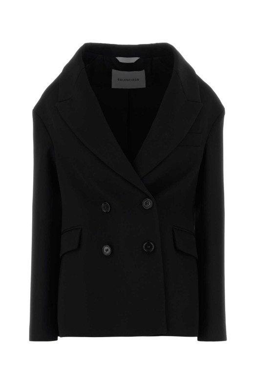 Black wool blazer Black BALENCIAGA (A009M7TSU22)