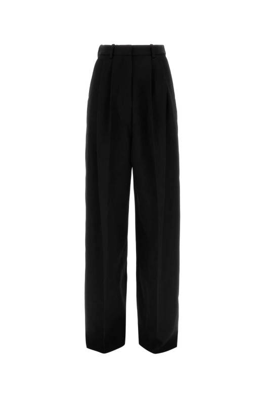 Черные шерстяные брюки Black BALENCIAGA (A009OCTSU22)