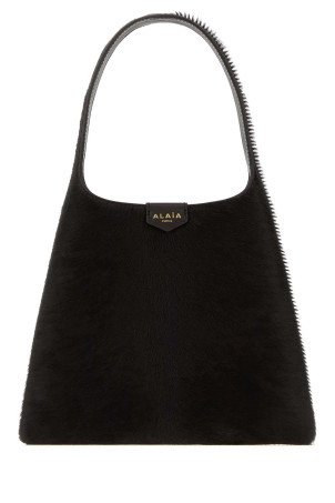 Dark brown calf hair handbag ALAIA (AA1L1017I047)