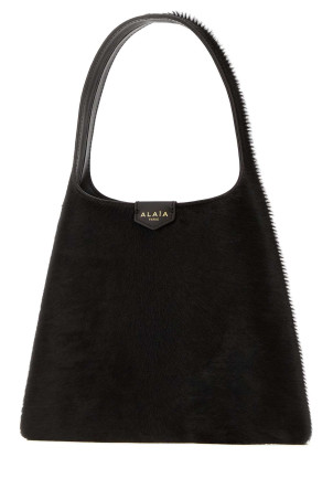 Dark brown calf hair handbag ALAIA (AA1L1017I047)