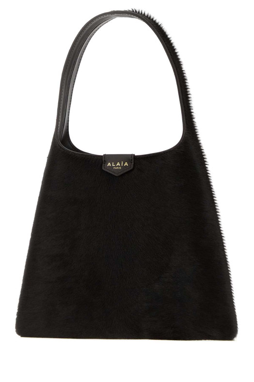 Сумка ALAIA из темно-коричневой телячьей кожи (AA1L1017I047)
