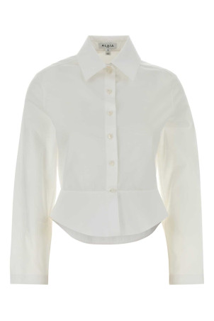 White poplin shirt ALAIA (AA9C1029T611D)