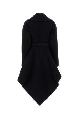 Black wool coat Black ALAIA (AA9M1241W141D)
