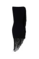 Black stretch viscosa blend dress ALAIA (AA9R3097K217D)