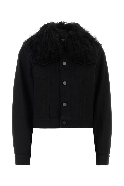 Black denim jacket ALAIA (AA9V1353D003D)