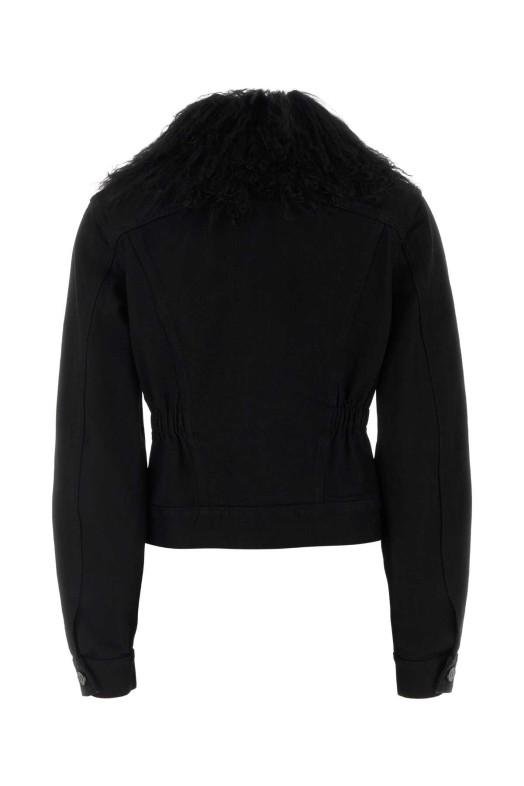 Black denim jacket ALAIA (AA9V1353D003D)