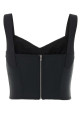 Черный лиф из эластичной нейлоновой смеси, DOLCE & GABBANA (F7W98TGDCRP) DOLCE & GABBANA
