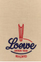 Бежевый шарф из смешанной ткани с альпакой, LOEWE (FSF4SS1W10)