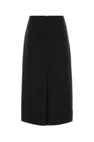 Black wool blend skirt JIL SANDER (J03MA0315J40405)
