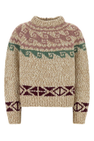 Embroidered wool blend sweater MONCLER GRENOBLE (L20989C00007N0696)