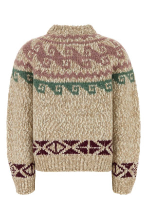 Embroidered wool blend sweater MONCLER GRENOBLE (L20989C00007N0696)