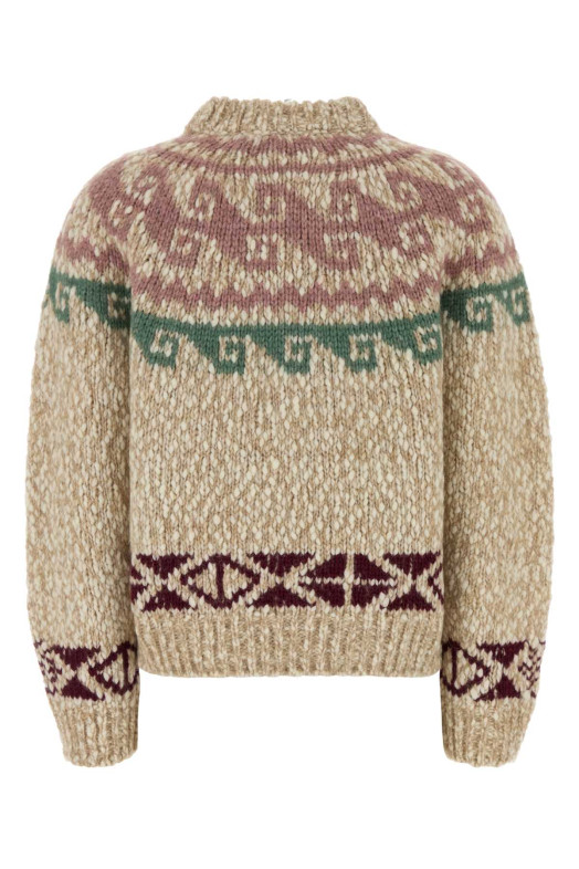Embroidered wool blend sweater MONCLER GRENOBLE (L20989C00007N0696)