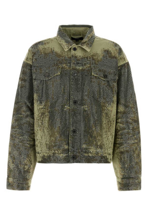 Printed denim jacket Green PURPLE DENIM (M0027TLOG426)