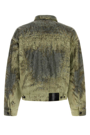 Printed denim jacket Green PURPLE DENIM (M0027TLOG426)