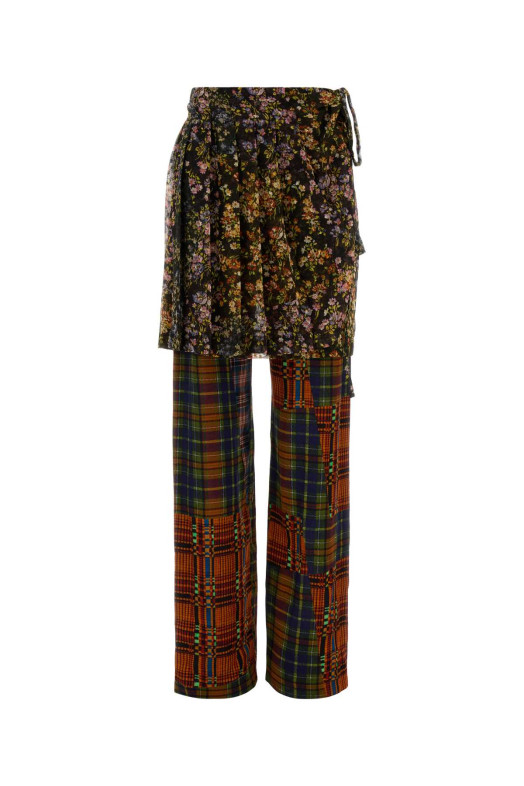 Брюки из крепа с принтом Prittina «DRIES VAN NOTEN» (2620109194086) DRIES VAN NOTEN 