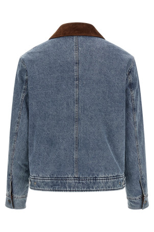 'Ami de Cœur' denim jacket BLUE