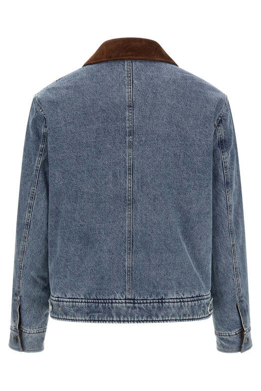'Ami de Cœur' denim jacket BLUE
