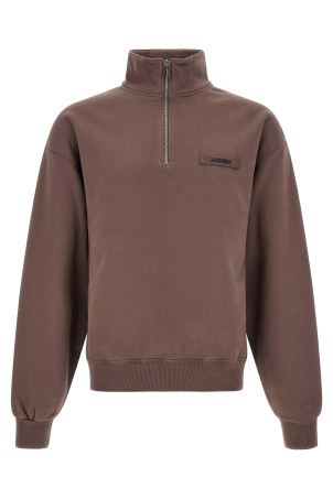 JACQUEMUS 'Le Camionneur Gros-Grain' — толстовка коричневого цвета 25ESSM00313AJ00174850