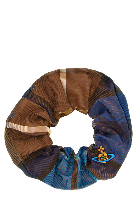 'Fraser' small tartan hair elastic Multicolor