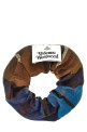 'Fraser' small tartan hair elastic Multicolor