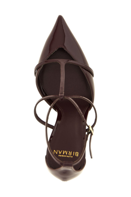 Туфли-лодочки «Serena» бордового цвета B0602800070001CHERRYLACQUER