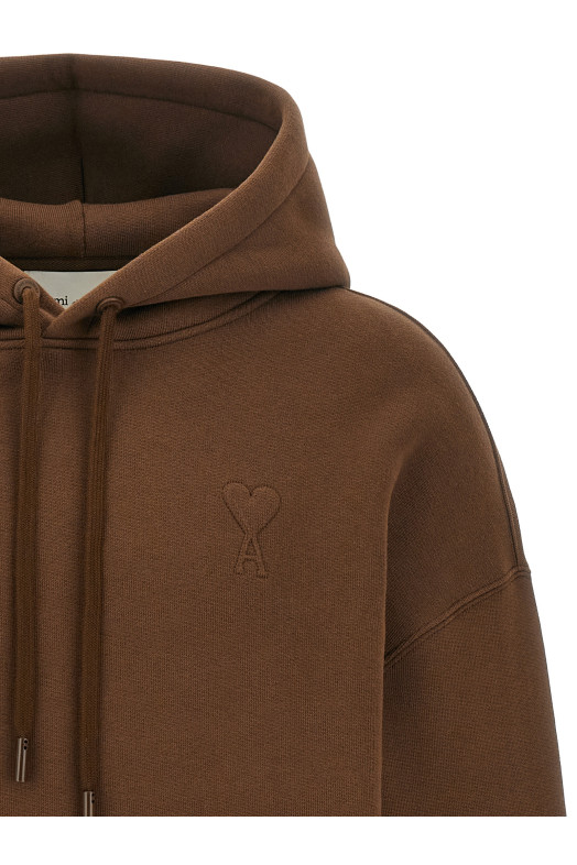 'Ami de Cœur' hoodie Brown