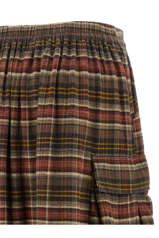 Грузовая юбка коричневого цвета R13 R13WR689R932BRUSTBROWNPLAID