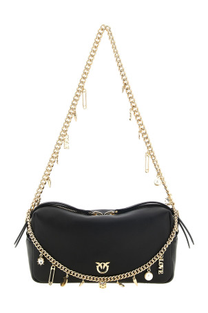 Мини-сумка через плечо «Charms», черная PINKO 107693A0F2Z99Y