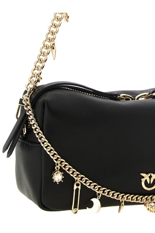 Мини-сумка через плечо «Charms», черная PINKO 107693A0F2Z99Y