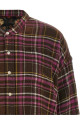 Сорочка зі шарфом, різнокольорова R13 R13WR735R931BBROWNPINKPLAID