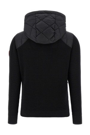 'HyBridge® Quilted Knit' jacket Black