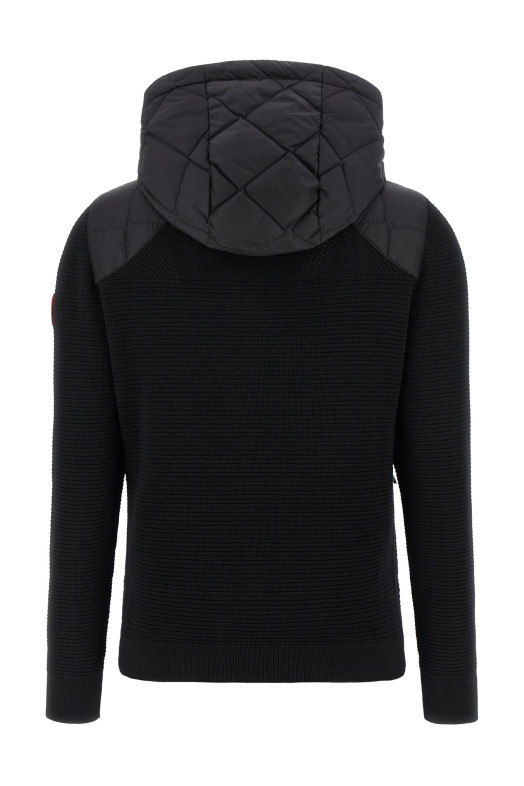 'HyBridge® Quilted Knit' jacket Black