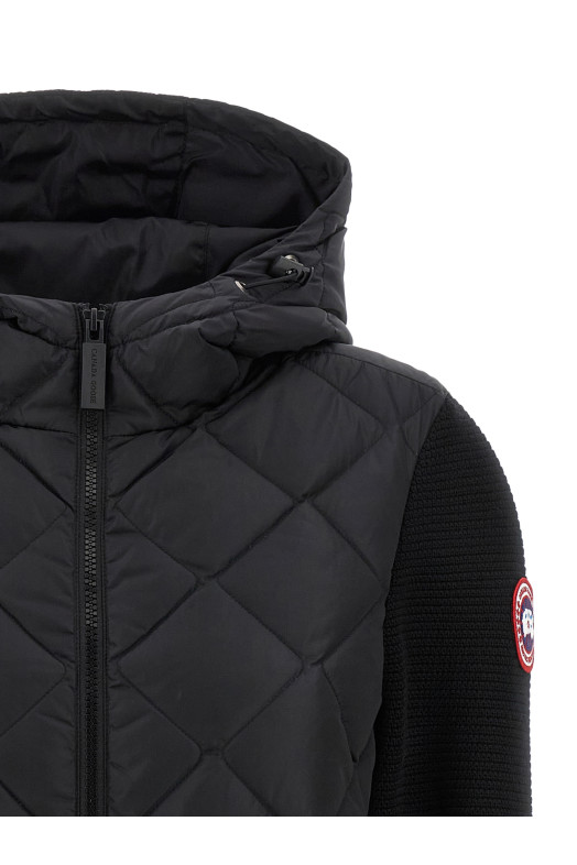 'HyBridge® Quilted Knit' jacket Black