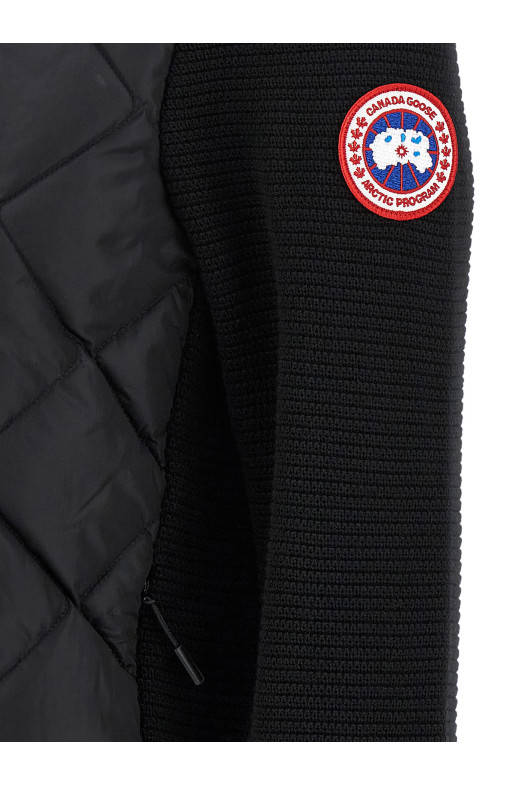 'HyBridge® Quilted Knit' jacket Black