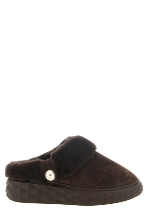 'Diamond Maxi Mule' sabots Brown