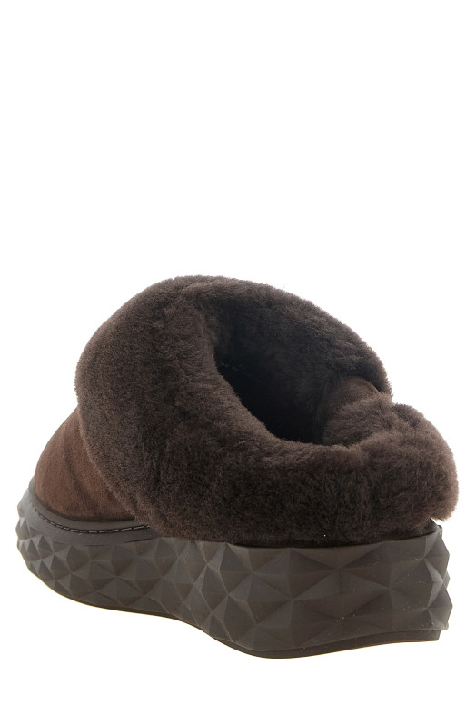 'Diamond Maxi Mule' sabots Brown
