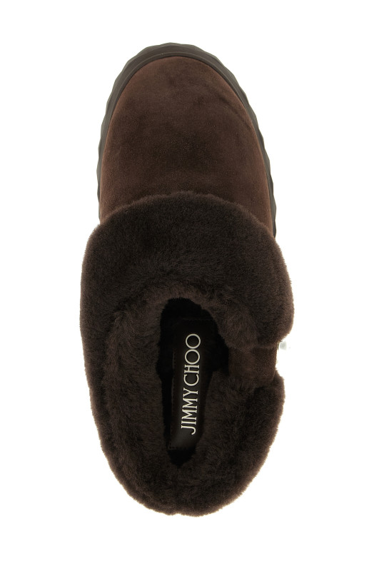 'Diamond Maxi Mule' sabots Brown