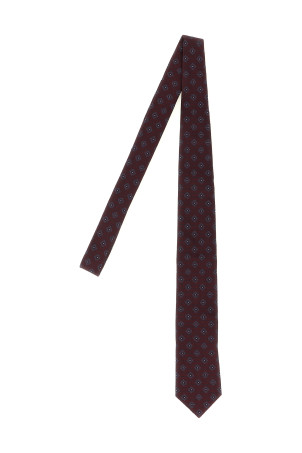 Галстук «Chevron»  Бордо BRUNELLO CUCINELLI MI8850018C9677