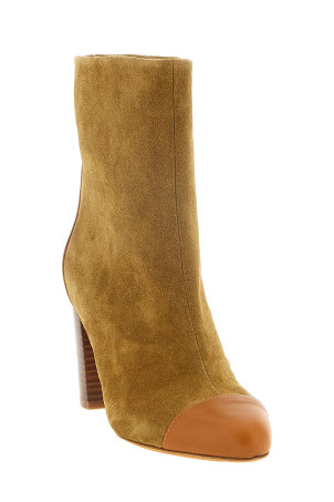 'Dot' ankle boots Beige
