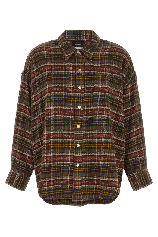 Сорочка у клітинку, коричнева R13 R13WR004R932BRUSTBROWNPLAID