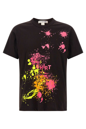 Paint splash t-shirt Black